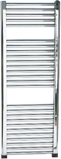 Splendid Elegant Round Straight Towel Rail Bathroom 1600x400 738kcal/h Silver