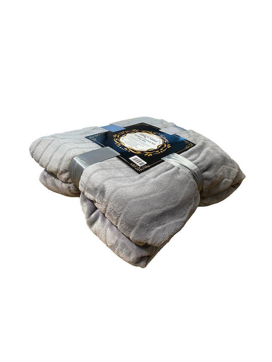 Chios Hellas Soft 35056 Κουβέρτα Fleece Μονή 150x200εκ. Γκρι