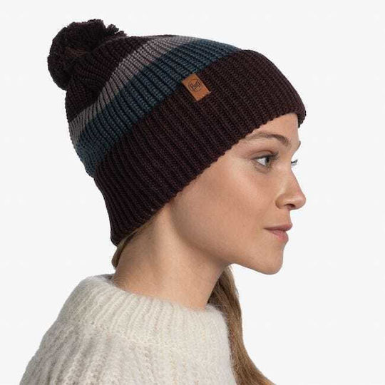 Elon Beanie Unisex Σκούφος Πλεκτός Maroon