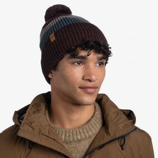 Elon Beanie Unisex Σκούφος Πλεκτός Maroon