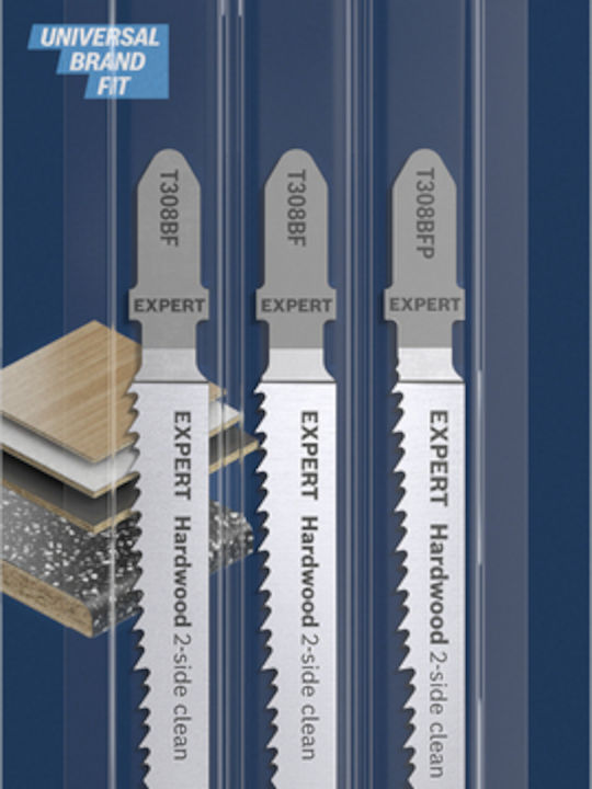 Bosch Jig Saw Blade for Wood 117mm 3pcs 2608900549