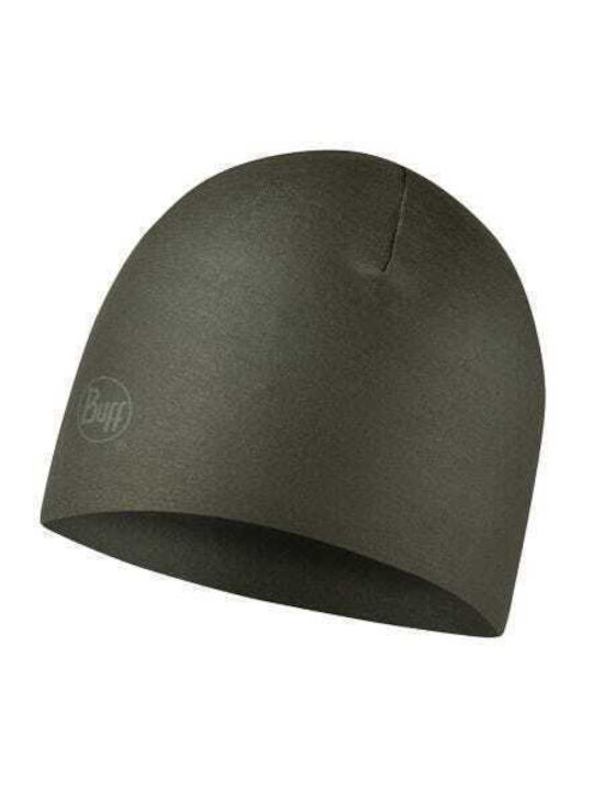 Ecostretch Beanie Unisex Reversible Beanie in Khaki color