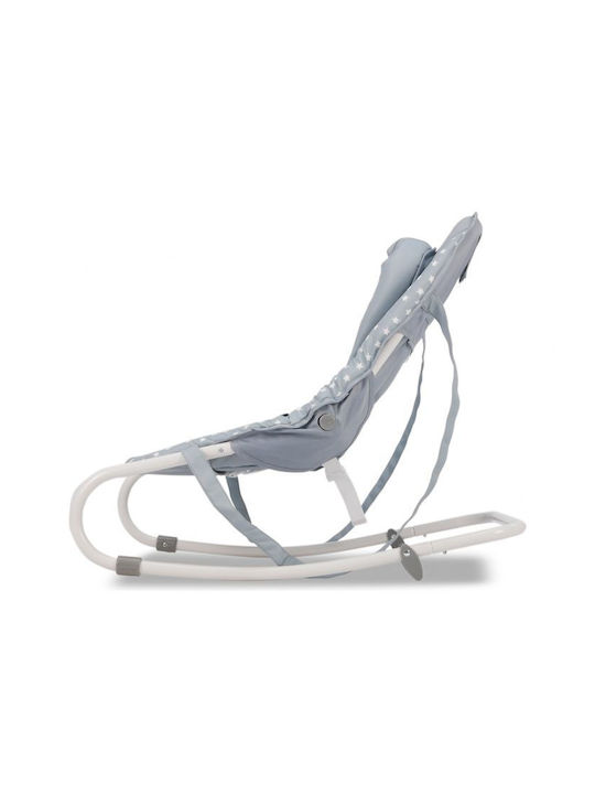 Asalvo Χειροκίνητο Relax Μωρού Baby Bouncer Rabbit Grey για Παιδί έως 9kg