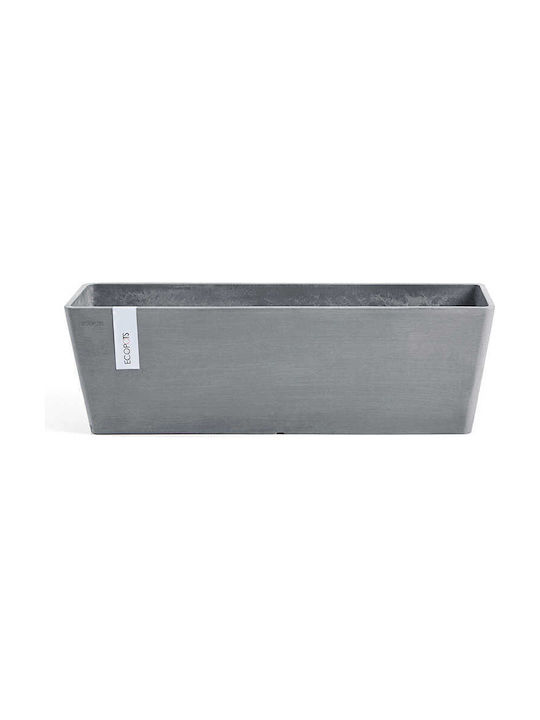 Ecopots Bruges Planter Box Pandantiv 55x17cm în Culoare Gri EBR.55.GR