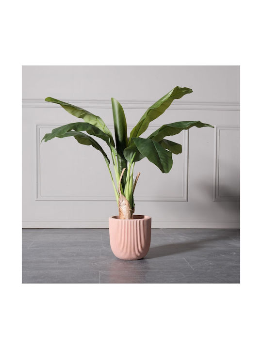 Supergreens Stripe S Planter Ceramic Pink 24x24x23cm.