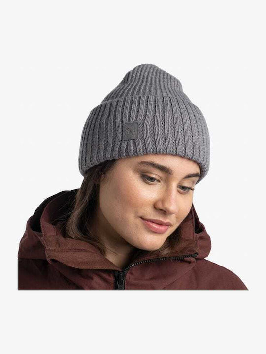 Rutger Beanie Unisex Beanie mit Rippstrick in Gray Farbe