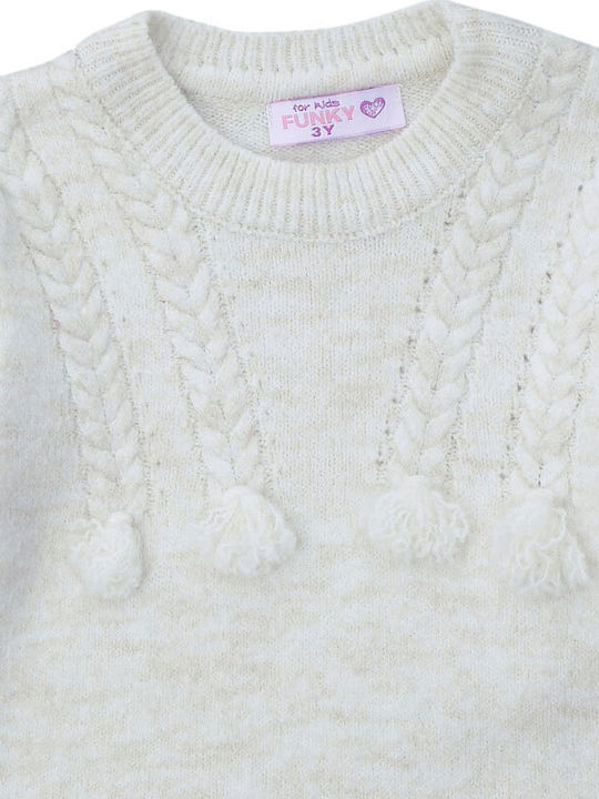 Funky Kids Sweater Long Sleeve Beige