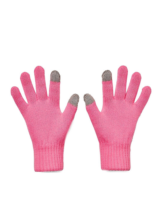 Under Armour Women's Knitted Gloves Pink Halftime