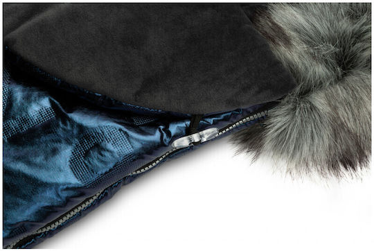 Sensillo Aspen Ποδόσακος Καροτσιού Αδιάβροχος Μπλε με Fleece Επένδυση 95x45εκ.