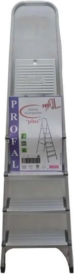 Profal Plus Σκάλα Αλουμινίου με 8+1 Σκαλοπάτια
