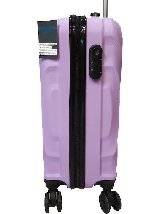 Forecast -20 Cabin Hard Lila Travel Suitcase with 4 Wheels Height 55cm