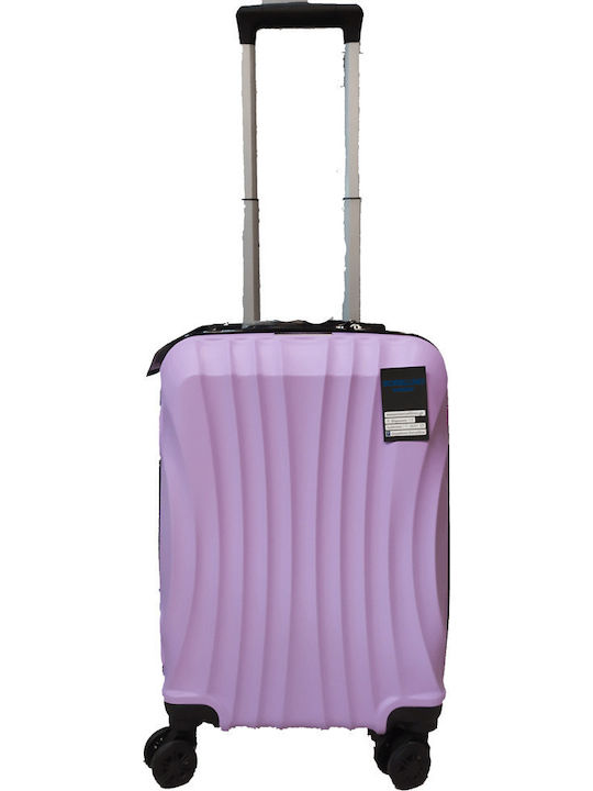 Forecast -20 Cabin Hard Lila Travel Suitcase with 4 Wheels Height 55cm