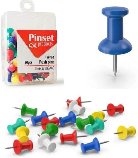 +Efo Set of 50 Pushpins 20mm 499764