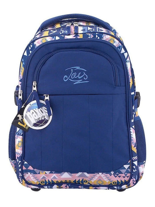 Paxos Lois Ethnic School Bag Trolley Elementary, Elementary in Blue color