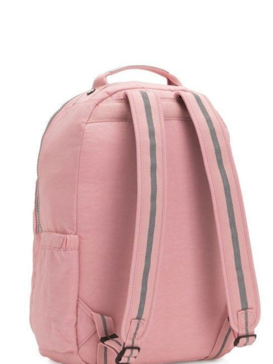 Kipling Seoul Bridal Pink School Bag Backpack Elementary, Elementary in Pink color 27lt