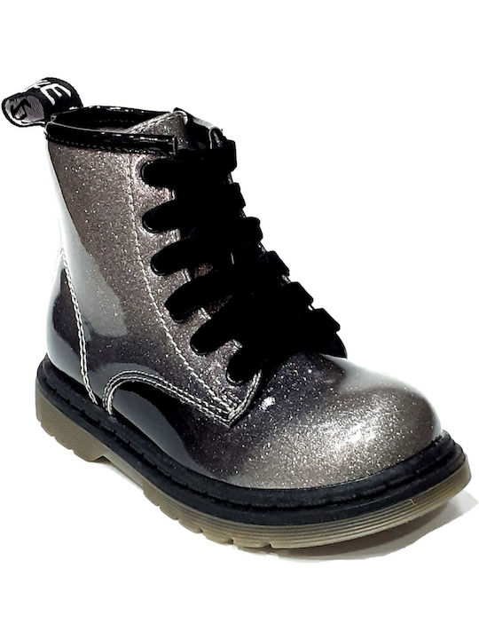 Kids Boots with Zipper Gray