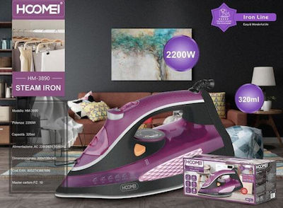 Hoomei Steam Iron 2200W with Continuous Steam 20g/min