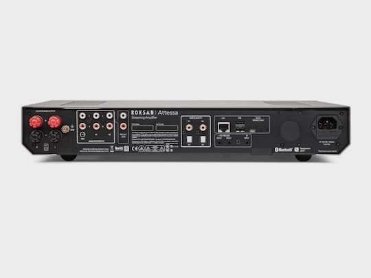 Roksan Attessa Streaming Ολοκληρωμένος Ενισχυτής Hi-Fi Stereo 130W/4Ω 80W/8Ω Ασημί