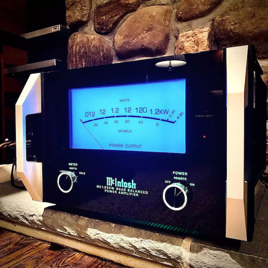 McIntosh MC1.25KW Τελικός Ενισχυτής Hi-Fi Mono 1200W/4Ω 1200W/8Ω Μαύρος