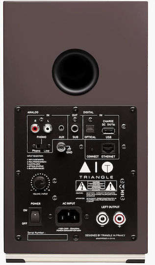 Triangle AIO Twin Aktive Lautsprecher 2 Anzahl von Fahrern (Paar) Gray