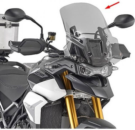 Givi Motorcycle Windshield & Windscreen Transparent Visor for Triumph Tiger D6415S