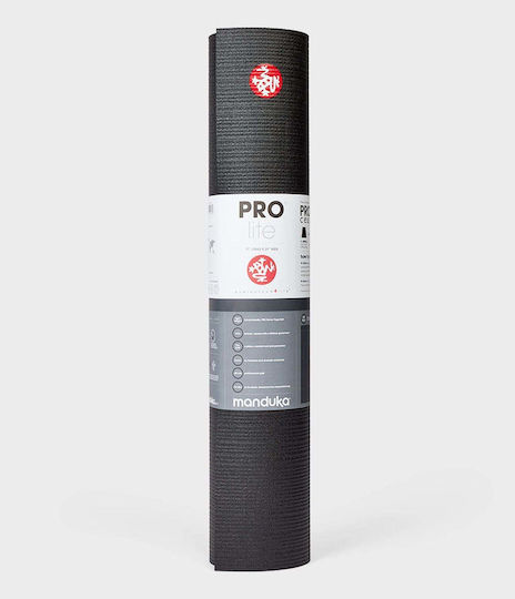 Manduka Prolite Exercise Mat Yoga Black 180x60x0.47cm