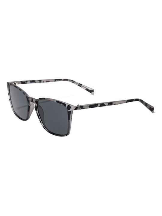 Italia Independent Sunglasses with Gray Plastic Frame and Gray Lens 0037.096.000