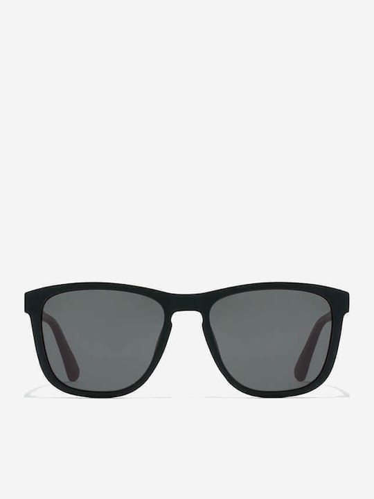 Hawkers Zhanna Unisex Sunglasses with Black Plastic Frame and Gray Polarized Lens HZHA22BBTP