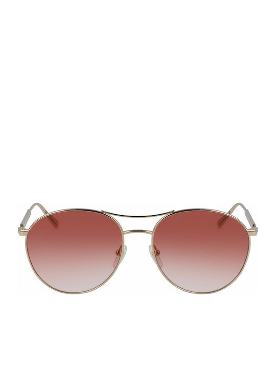 Longchamp Ochelari de soare Χρυσά cu Cadru & Roșu Lentilă