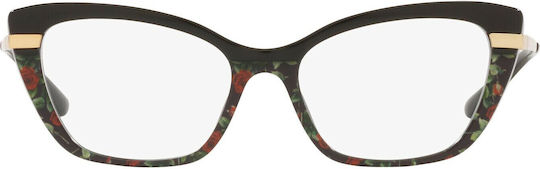 Dolce & Gabbana Eyeglass Frame Butterfly Brown Tortoise DG3325 3244