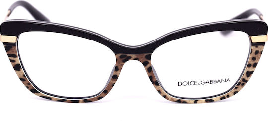 Dolce & Gabbana Eyeglass Frame Butterfly Brown Tortoise DG3325 3244