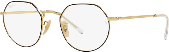 Ray Ban Ray Ban Jack Metal Prescription Eyeglass Frame Gold RB6465