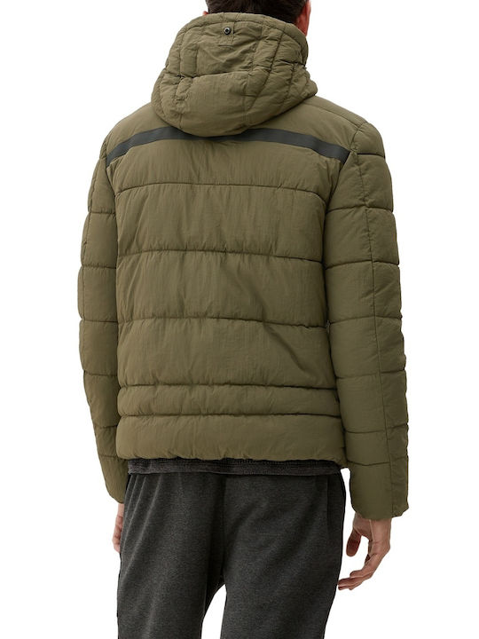 S.Oliver Herren Winter Jacke Puffer Khaki