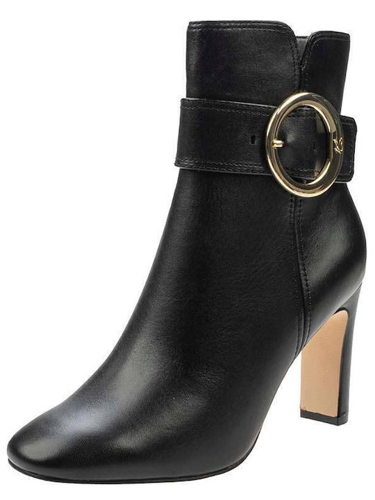 Ghete dama din piele cu Platforme pentru femei Negru