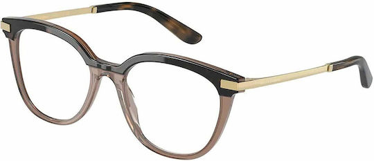 Dolce & Gabbana Rame Ochelari Pentru Femei Maro DG3346 3256