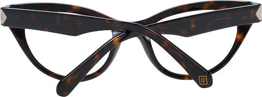 Gant Plastic Eyeglass Frame Cat Eye Brown Tortoise GA4100 052