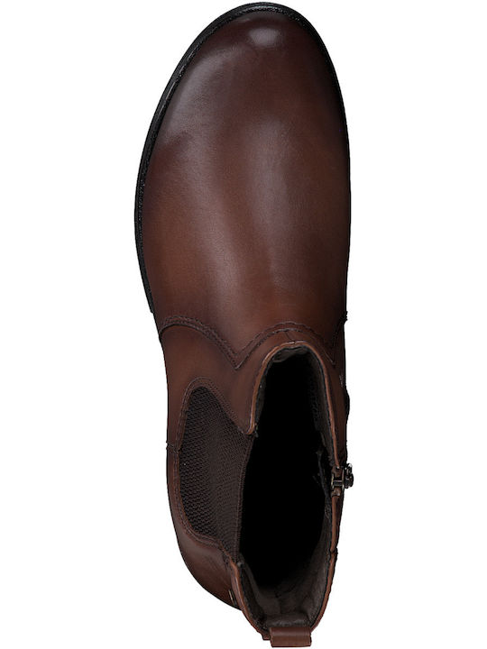 Leder Herrenstiefel Tabac Braun