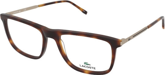 Lacoste Männlich Brillenrahmen Braun Schildpatt L2871-214