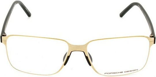 Porsche Design Männlich Metallisch Brillenrahmen Gold P8313 B