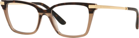 Dolce & Gabbana Rame Ochelari Pentru Femei Fluture Maro DG3345 3256