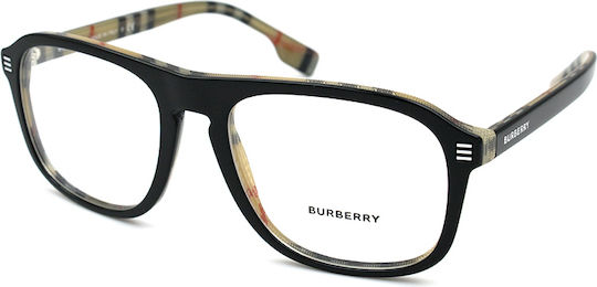 Burberry Neville Men's Acetate Prescription Eyeglass Frames Black BE 2350 3838