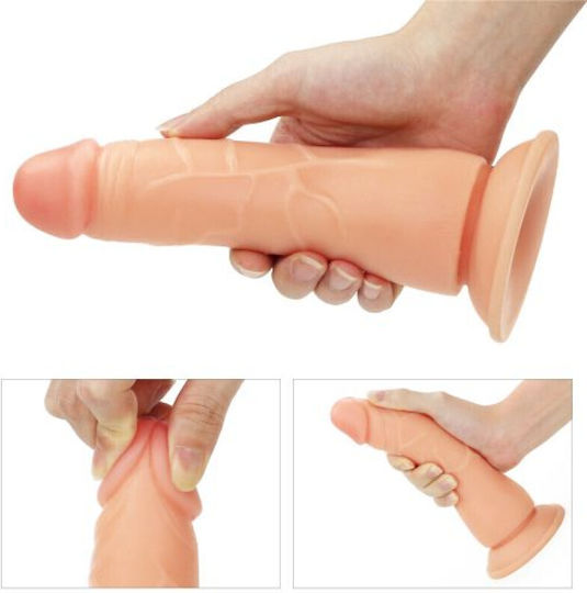Lovetoy Lovely Strapon Set Harness με Dildo 20cm στο χρώμα του δέρματος