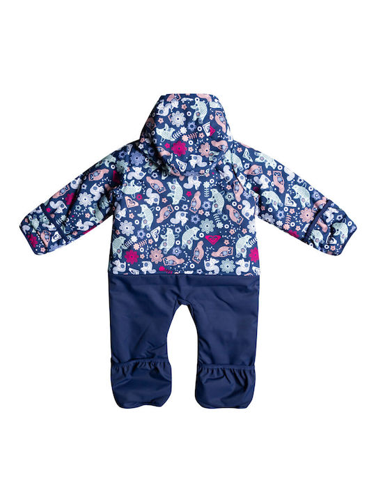 Roxy Baby Bodysuit Set for Going Out Long-Sleeved with Pants Blue