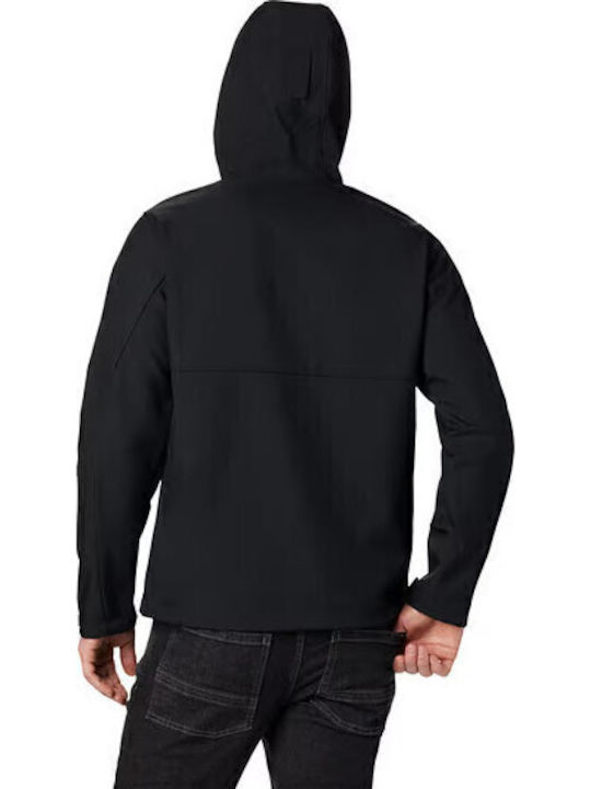 Ascender Winter Jacke Softshell Wasserdicht und Winddicht Schwarz