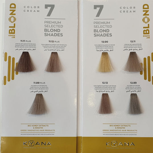 Kyana Bee Super Blond Бои За Коса 12.0 Екстра Изсветляващ Платинен Рус Цвят 100мл