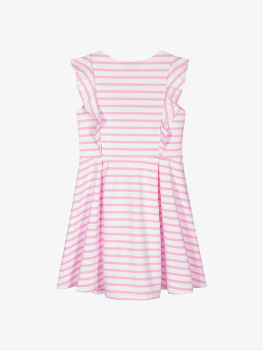 Ralph Lauren Kids Dress Striped Sleeveless White