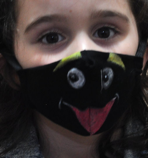 Mc Decor Cloth Face Mask Black MCD.MP.022 1pcs