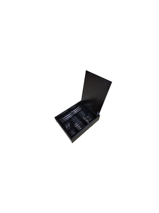 Dinox Lisbon Cutlery Set Stainless Silver 24pcs with Suitcase