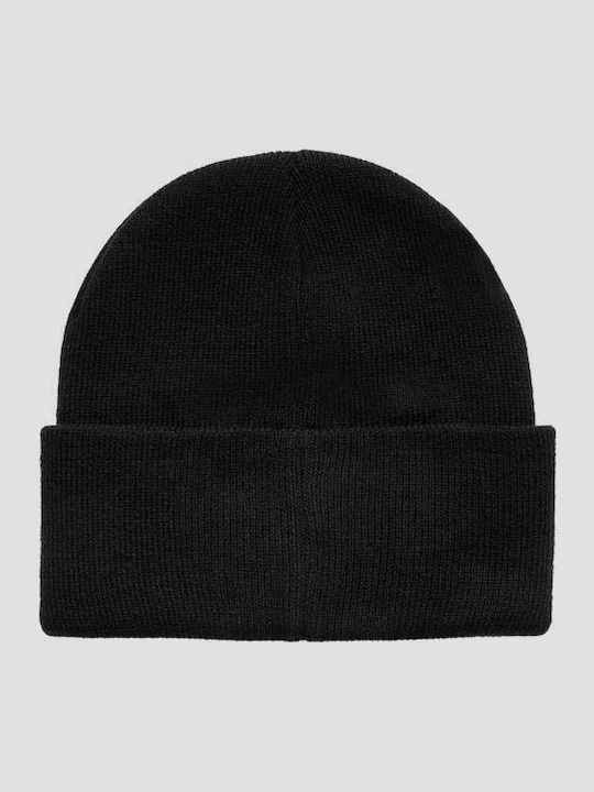 Beanie Ανδρικός Σκούφος Πλεκτός σε Μαύρο χρώμα