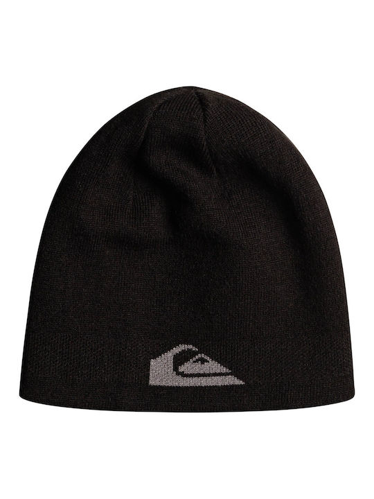 Quiksilver Beanie Ανδρικός Reversible Σκούφος Πλεκτός σε Μαύρο χρώμα